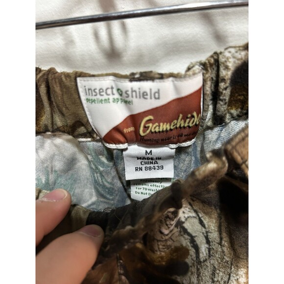 GameHide Insect Shield Hunting Outfit Hoodie Pants Mossy Oak Camo Youth Medium - Picture 11 of 16